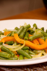 Asian fried asparagus with pepper