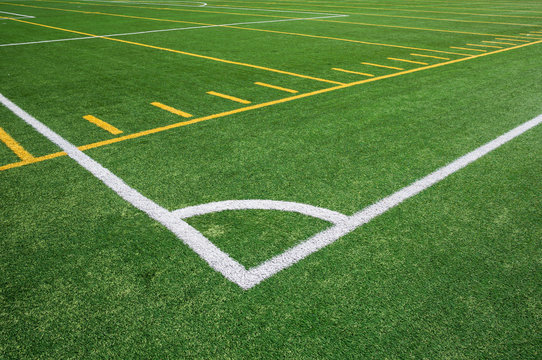 Football and soccer field