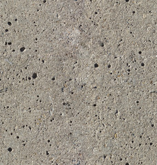 Seamless texture of gray concrete wall with pores