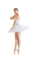 Naklejka premium beautiful ballerina