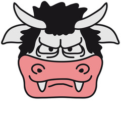 Evil Cow Face