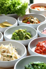 Papier Peint photo Plats de repas Korean side dishes