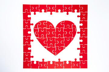 Jigsaw Puzzle Heart