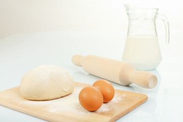 Different products to make bread