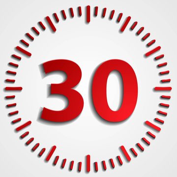 30 Minutes Button