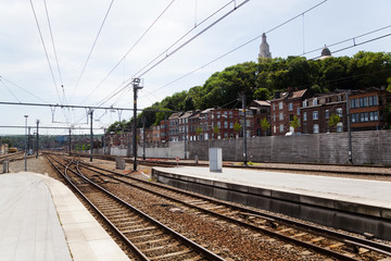 Blick vom Bahnhof Guillemins in Lüttich