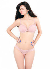 Obraz premium Fashion Slim Healthy Woman with Perfect Training Sexy Body