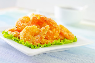 fried shrimps