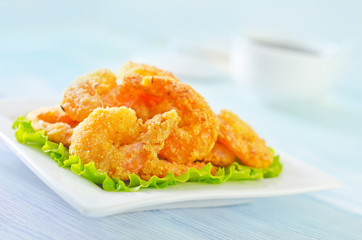 fried shrimps