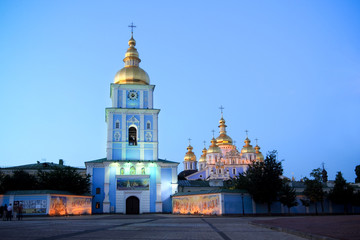 Fototapeta na wymiar saint Michael's cathedral in Kiev