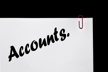 Accounts - Business.