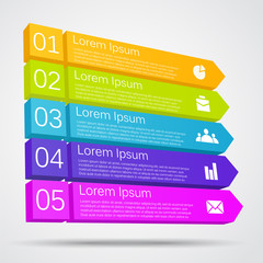 Fototapeta premium Template for your business presentation (info graphic)