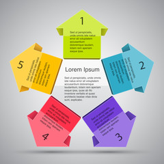 Template for your business presentation (info graphic)