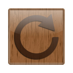 Wood shinny icon
