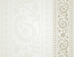 wedding card design, paisley floral design , India
