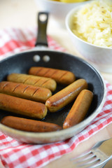 Vegetarische Würstchen