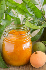 Apricot jam.
