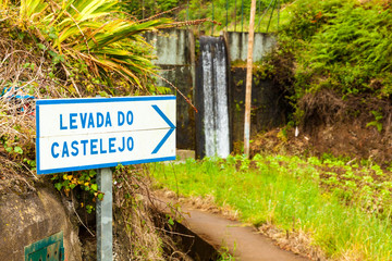 Sign  Levada do Castelejo
