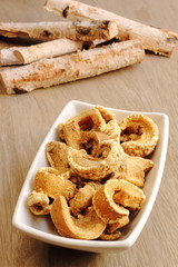 Cortezas de cerdo, torreznos, chicharrones