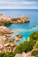 Fototapeta na wymiar Costa Paradiso, Sardinia