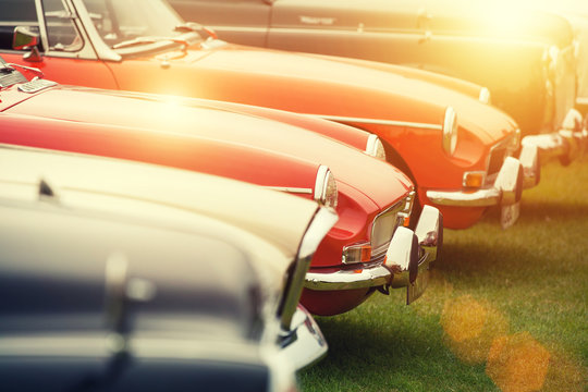 Fototapeta sunshine classic cars