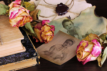 Vintage memories close up