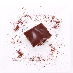 Slice of a brownie