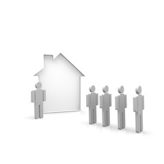 vermieten. mieter, makler,