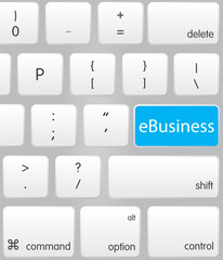eBusiness on Keyboard