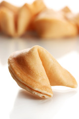 Fortune cookies, isolated on white