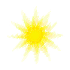 Abstract Hot Sun