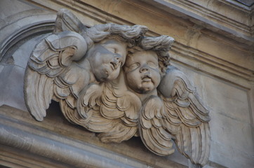ornamental angels of the Complex of the Santissima Annunziata