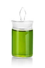 Medicine bottle isolated on white