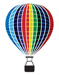 Naklejka premium air balloon isolated on white