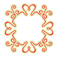 calligraphy ornamental decorative frame