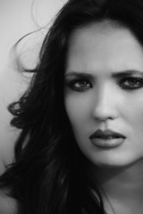Fototapeta premium Close up in black and white