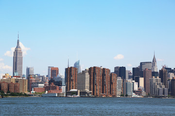 Obraz premium Midtown Manhattan skyline panorama