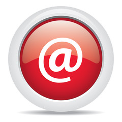 @ mail isolated on white background