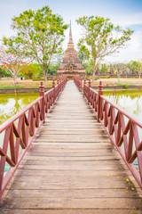 Wat Mahathat in Sukhothai Historical park