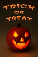Halloween Trick or treat pumpkin © Arena Photo UK