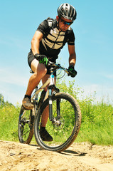 Offroad bicyclist