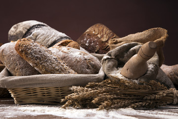 Traditional bread and other ingriediengs