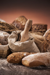 Traditional bread and other ingriediengs