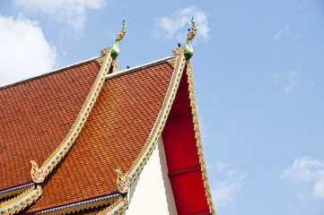 Obraz premium Thai temple roof.
