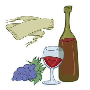 Wine – Vector Illustration