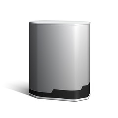 Octagon Software Package Box Grayscale