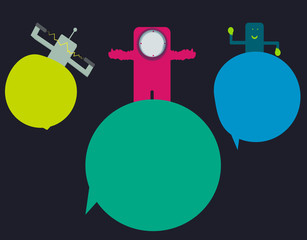 astronauta futurista © annretro