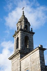 Fototapeta na wymiar Romański kościół z Galicji, w Hiszpanii