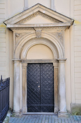 Old church door