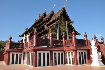 Obraz premium Thai temple in the North, Lanna